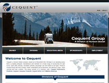 Tablet Screenshot of cequentgroup.com